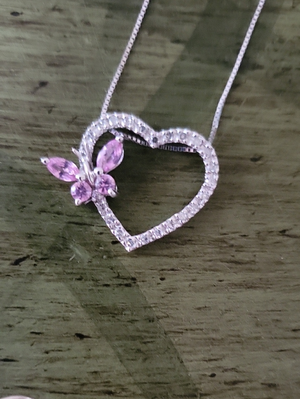 10k Pink Sapphire Set - Picture 3 of 8